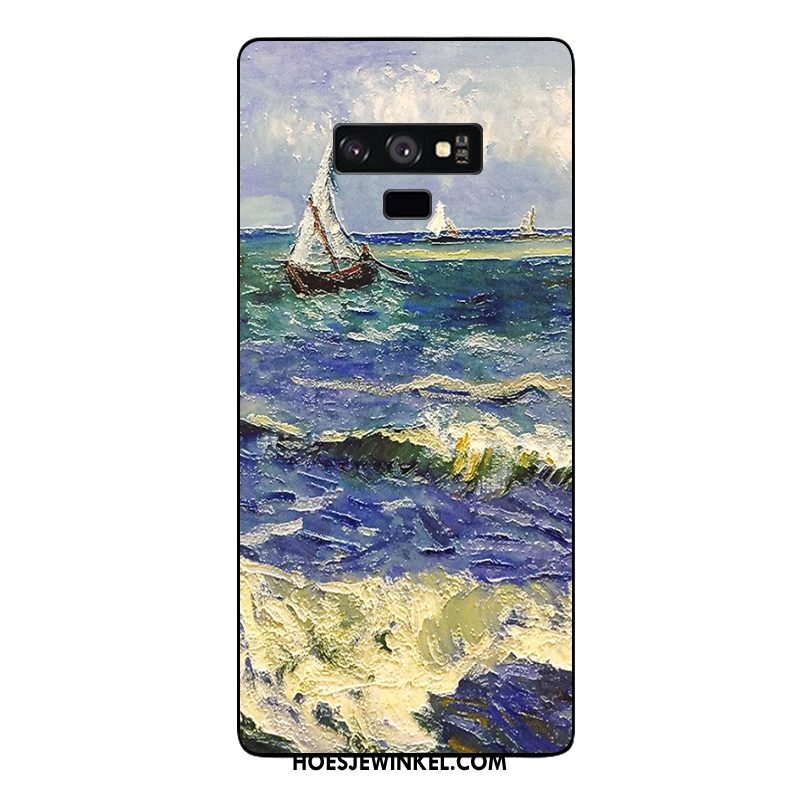 Samsung Galaxy Note 9 Hoesje Reliëf Hoes Hoge, Samsung Galaxy Note 9 Hoesje Bescherming Hanger