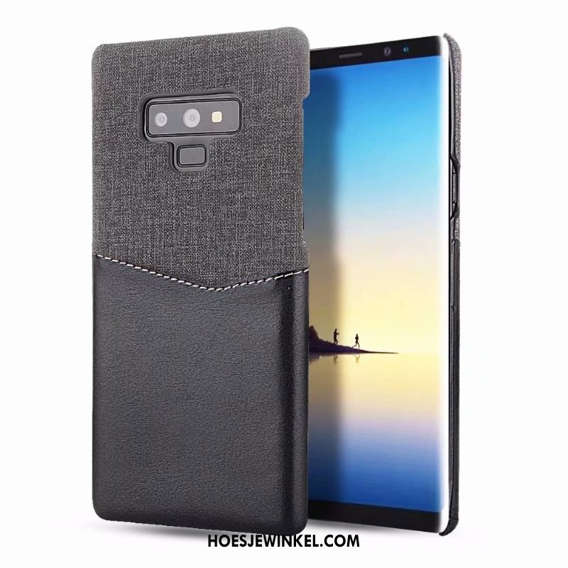 Samsung Galaxy Note 9 Hoesje Rood Twee Kleuren Mobiele Telefoon, Samsung Galaxy Note 9 Hoesje Patroon Hoes