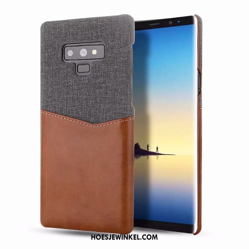 Samsung Galaxy Note 9 Hoesje Rood Twee Kleuren Mobiele Telefoon, Samsung Galaxy Note 9 Hoesje Patroon Hoes