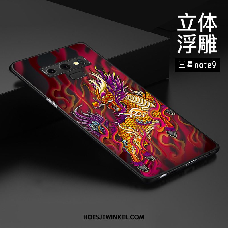 Samsung Galaxy Note 9 Hoesje Schrobben Hoes Anti-fall, Samsung Galaxy Note 9 Hoesje Trend Chinese Stijl