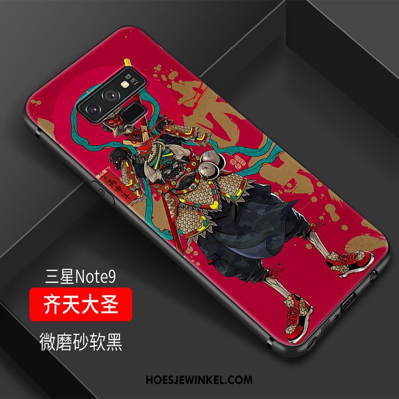 Samsung Galaxy Note 9 Hoesje Siliconen Vintage Hoes, Samsung Galaxy Note 9 Hoesje Chinese Stijl Anti-fall