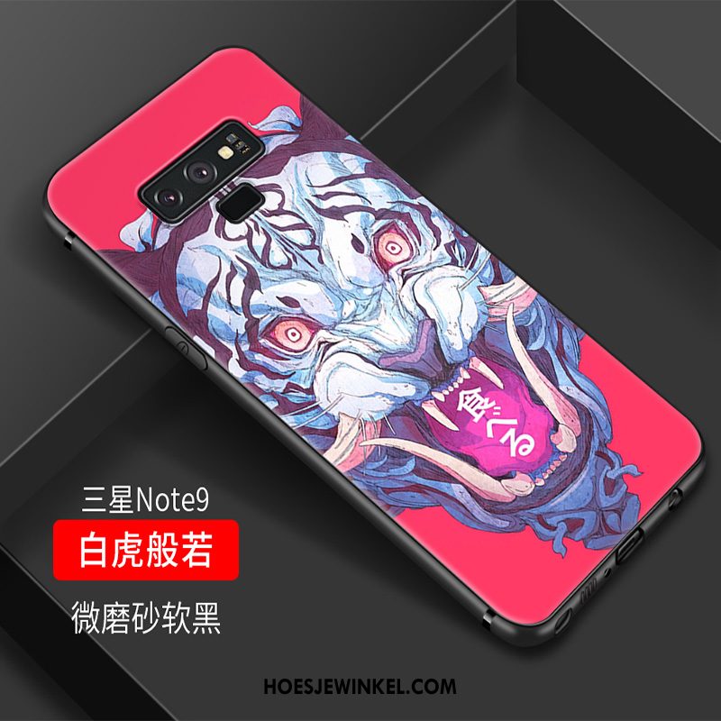 Samsung Galaxy Note 9 Hoesje Siliconen Vintage Hoes, Samsung Galaxy Note 9 Hoesje Chinese Stijl Anti-fall