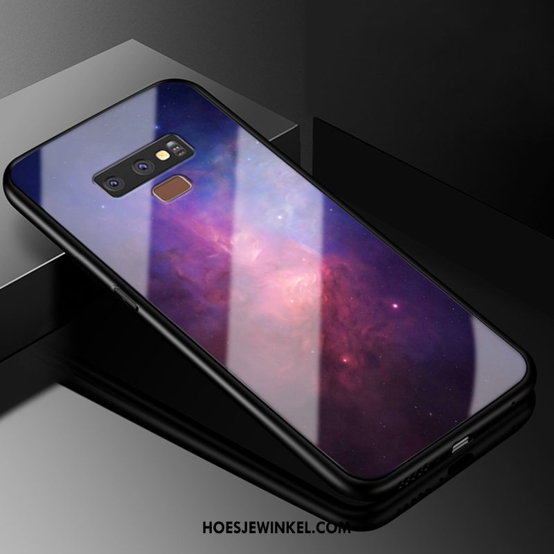 Samsung Galaxy Note 9 Hoesje Zacht Lovers Glas, Samsung Galaxy Note 9 Hoesje Persoonlijk Wit