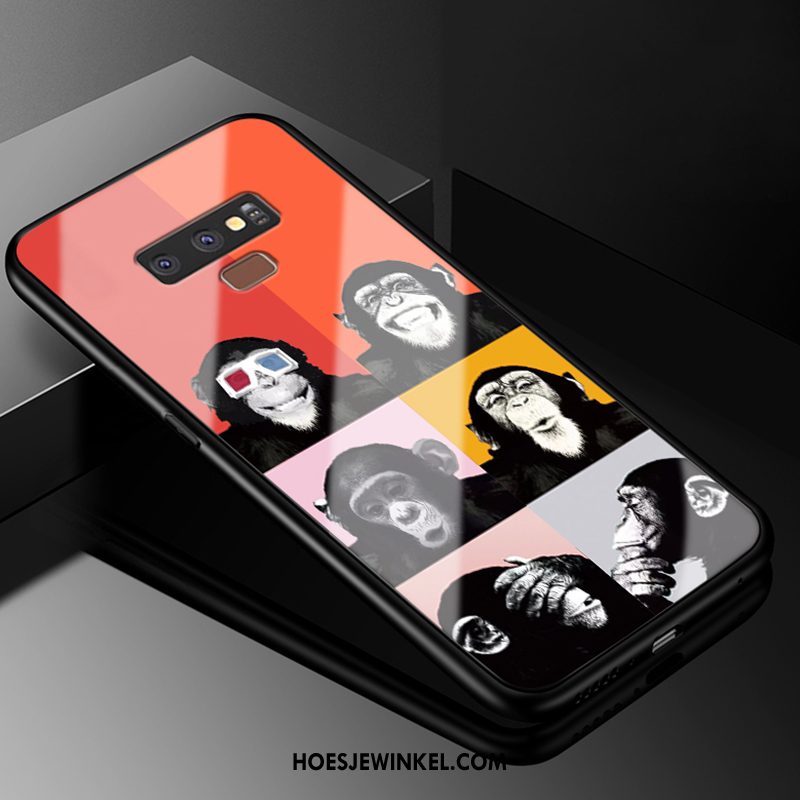 Samsung Galaxy Note 9 Hoesje Zacht Lovers Glas, Samsung Galaxy Note 9 Hoesje Persoonlijk Wit