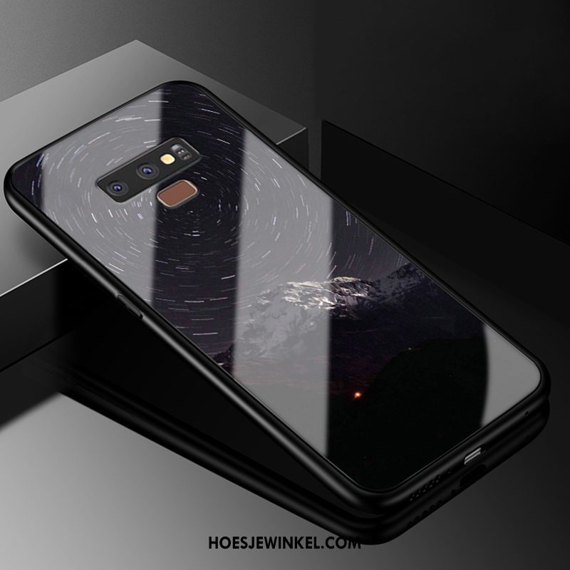 Samsung Galaxy Note 9 Hoesje Zacht Lovers Glas, Samsung Galaxy Note 9 Hoesje Persoonlijk Wit