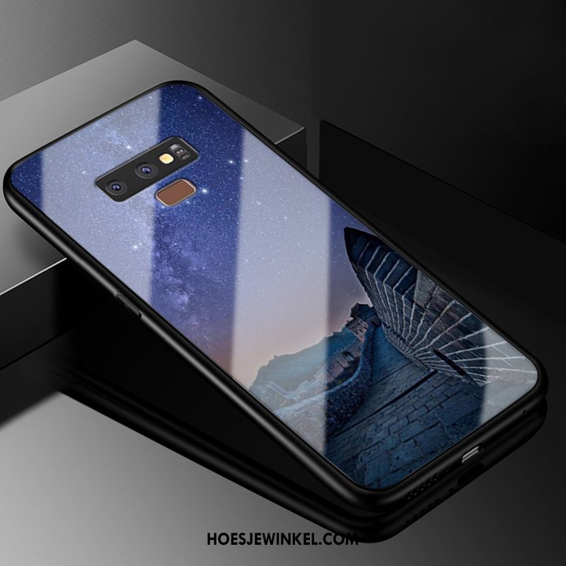 Samsung Galaxy Note 9 Hoesje Zacht Lovers Glas, Samsung Galaxy Note 9 Hoesje Persoonlijk Wit