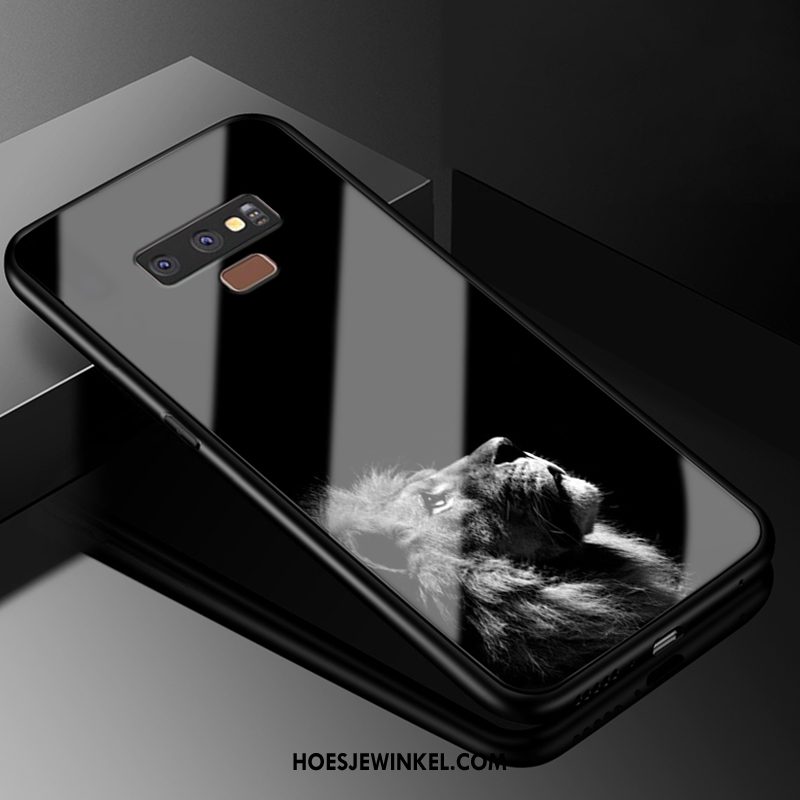 Samsung Galaxy Note 9 Hoesje Zacht Lovers Glas, Samsung Galaxy Note 9 Hoesje Persoonlijk Wit