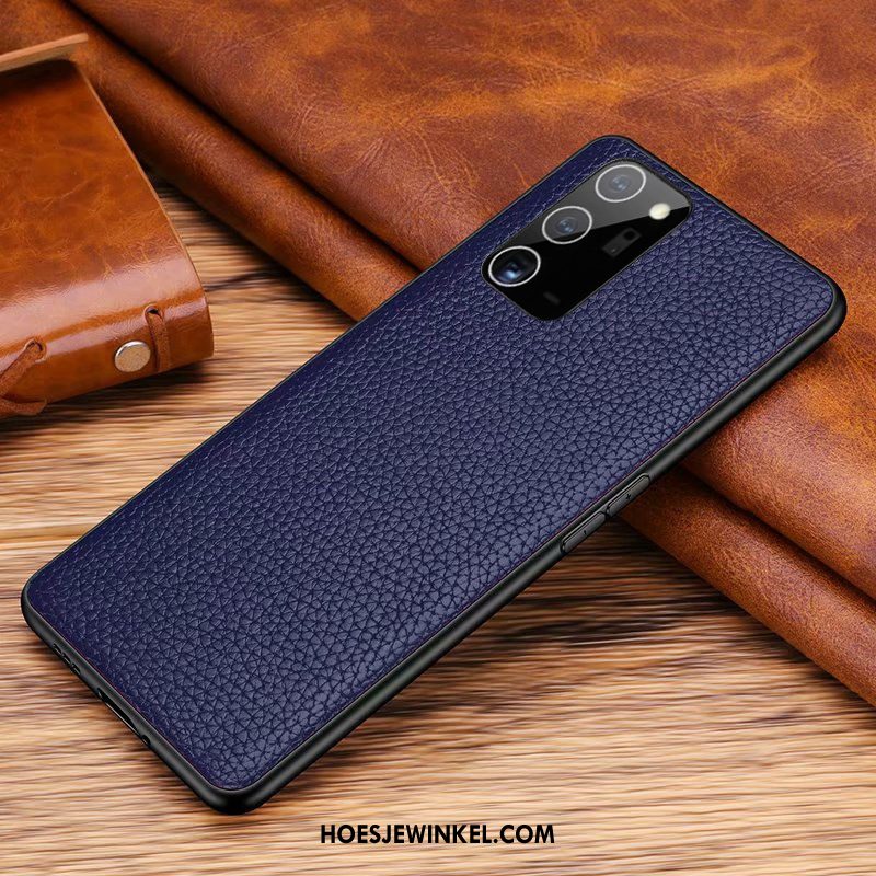 Samsung Galaxy Note20 Hoesje High End Mobiele Telefoon Ster, Samsung Galaxy Note20 Hoesje Bedrijf Leren Etui