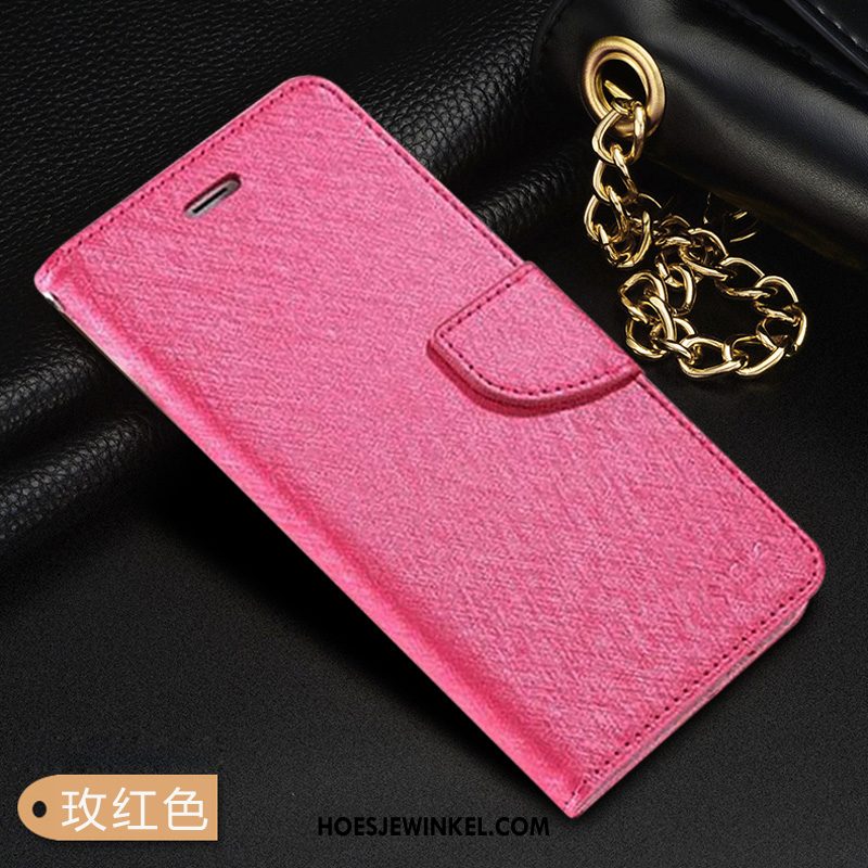 Samsung Galaxy Note20 Hoesje Hoes Patroon Rood, Samsung Galaxy Note20 Hoesje Ster Leren Etui