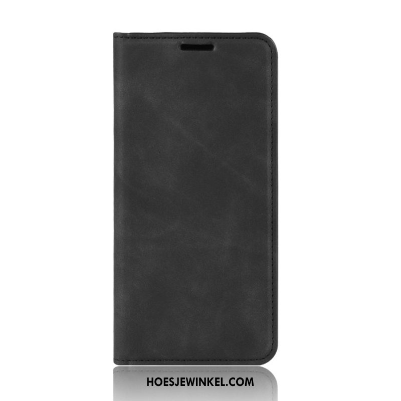 Samsung Galaxy Note20 Hoesje Leren Etui Ster Ondersteuning, Samsung Galaxy Note20 Hoesje Rood Anti-fall