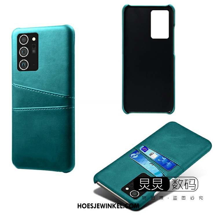 Samsung Galaxy Note20 Hoesje Mobiele Telefoon Leren Etui Kaart, Samsung Galaxy Note20 Hoesje Geel Ster