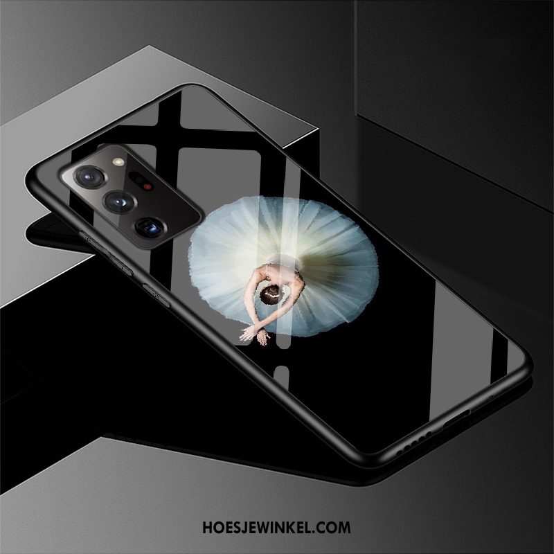 Samsung Galaxy Note20 Ultra Hoesje Bescherming Anti-fall Rood, Samsung Galaxy Note20 Ultra Hoesje Luxe Ster