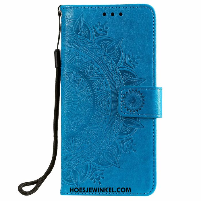 Samsung Galaxy Note20 Ultra Hoesje Folio Kaart Bescherming, Samsung Galaxy Note20 Ultra Hoesje Leren Etui Groen