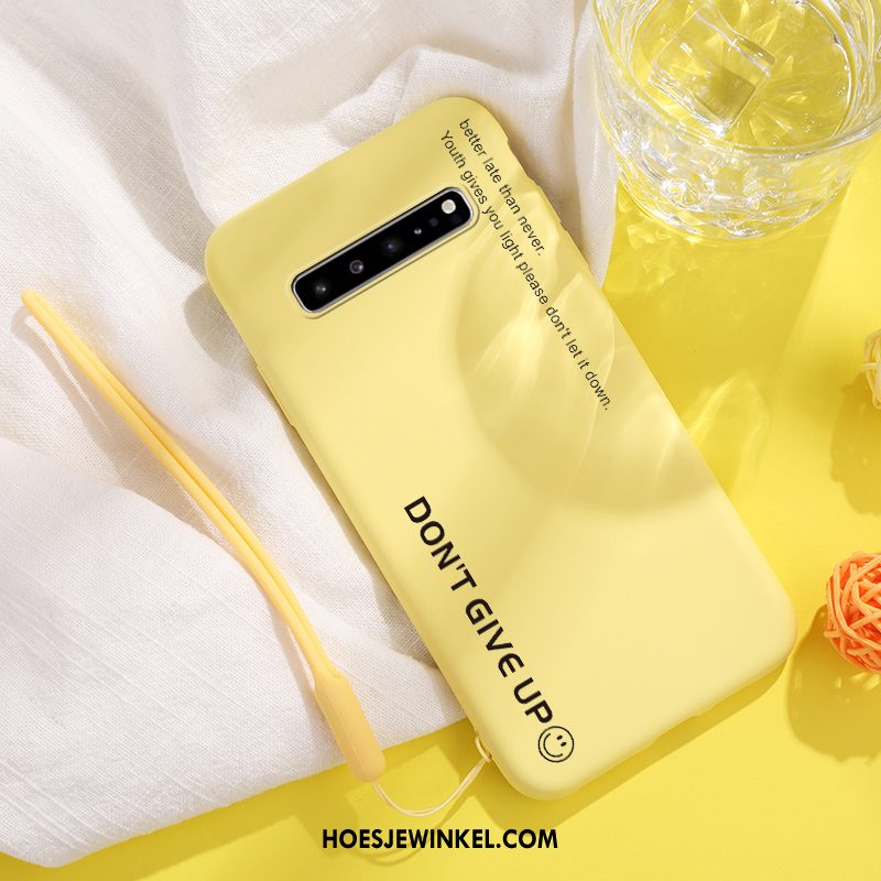 Samsung Galaxy S10 5g Hoesje Anti-fall Lovers Bescherming, Samsung Galaxy S10 5g Hoesje Trend Blauw