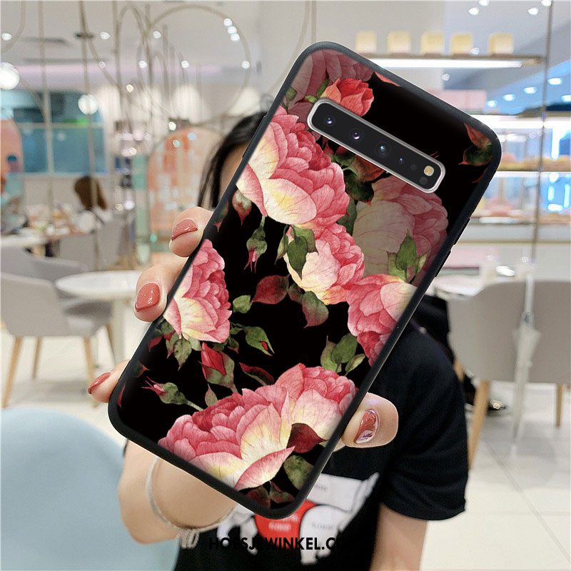 Samsung Galaxy S10 5g Hoesje Chinese Stijl Hoes Ster, Samsung Galaxy S10 5g Hoesje Persoonlijk Scheppend