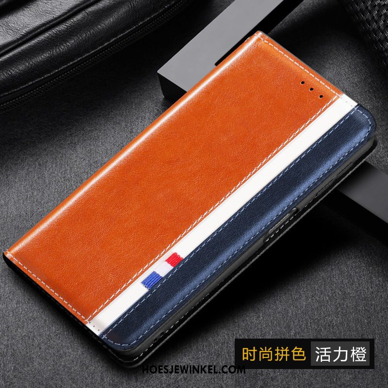 Samsung Galaxy S10 5g Hoesje Folio Mobiele Telefoon Ster, Samsung Galaxy S10 5g Hoesje Leren Etui Blauw