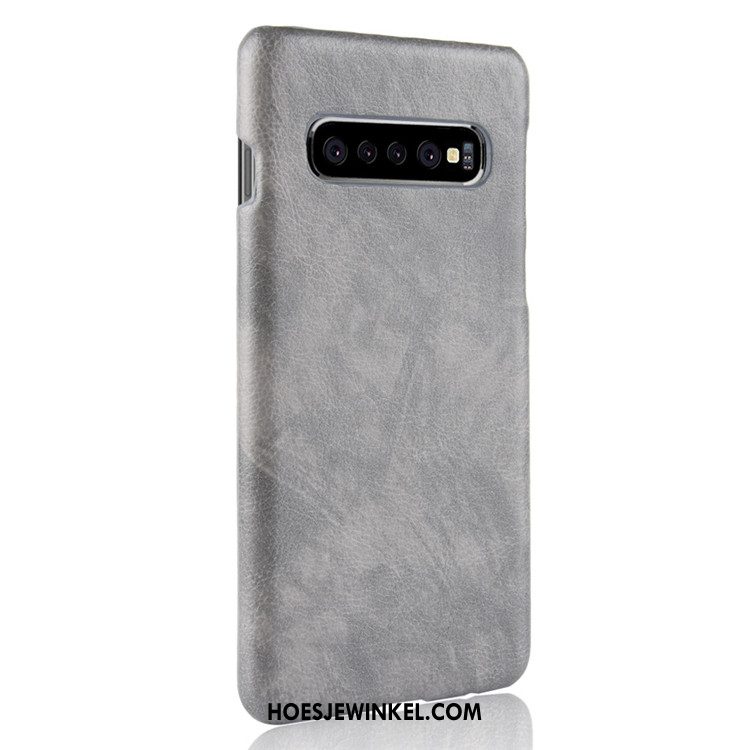 Samsung Galaxy S10 5g Hoesje Mobiele Telefoon Bescherming Leer, Samsung Galaxy S10 5g Hoesje Hard Ster Braun