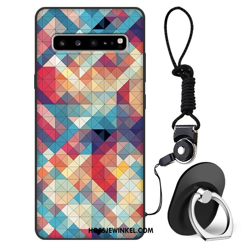 Samsung Galaxy S10 5g Hoesje Siliconen Hoes Ster, Samsung Galaxy S10 5g Hoesje Rood Mobiele Telefoon