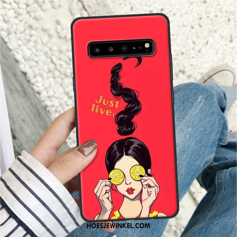 Samsung Galaxy S10 5g Hoesje Spotprent Mobiele Telefoon Bescherming, Samsung Galaxy S10 5g Hoesje Trendy Merk Ster