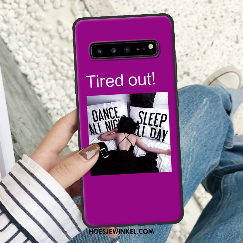 Samsung Galaxy S10 5g Hoesje Spotprent Mobiele Telefoon Bescherming, Samsung Galaxy S10 5g Hoesje Trendy Merk Ster