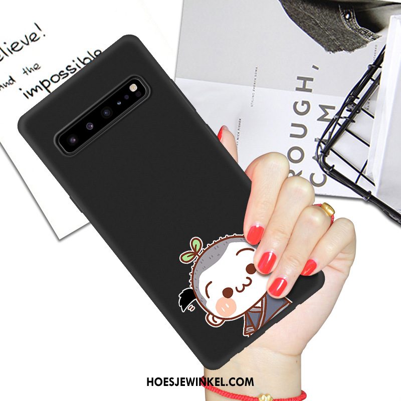 Samsung Galaxy S10 5g Hoesje Zwart Bescherming Hoes, Samsung Galaxy S10 5g Hoesje Net Red Ster