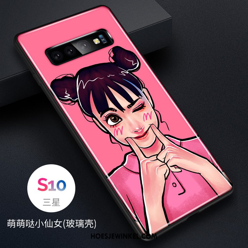 Samsung Galaxy S10 Hoesje All Inclusive Mobiele Telefoon Anti-fall, Samsung Galaxy S10 Hoesje Geel Scheppend