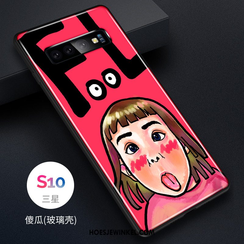 Samsung Galaxy S10 Hoesje All Inclusive Mobiele Telefoon Anti-fall, Samsung Galaxy S10 Hoesje Geel Scheppend