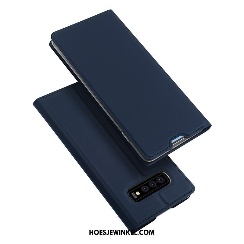 Samsung Galaxy S10+ Hoesje All Inclusive Nieuw Mobiele Telefoon, Samsung Galaxy S10+ Hoesje Leren Etui Kaart