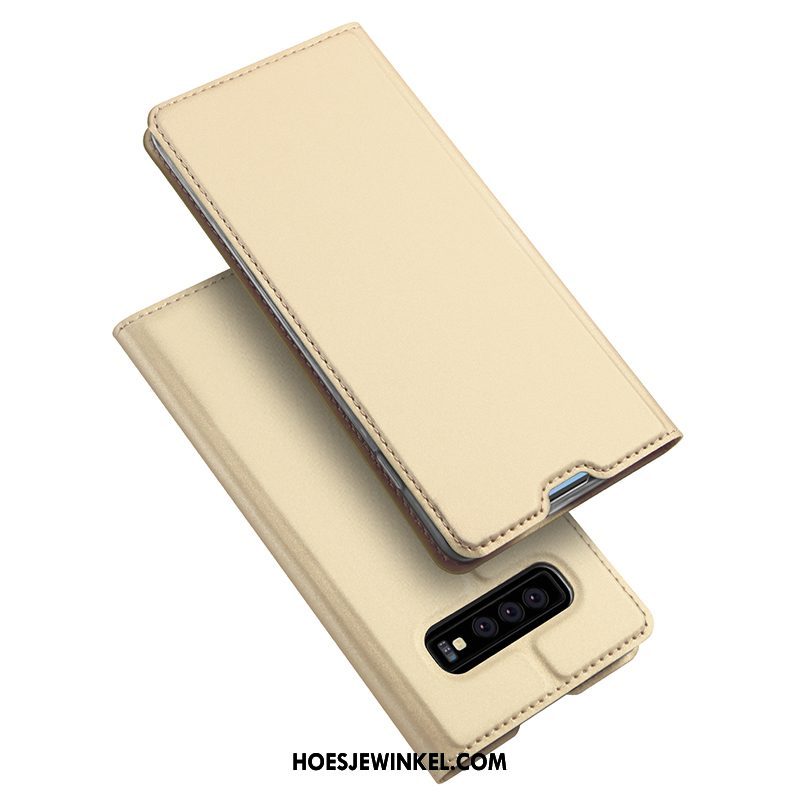 Samsung Galaxy S10+ Hoesje All Inclusive Nieuw Mobiele Telefoon, Samsung Galaxy S10+ Hoesje Leren Etui Kaart