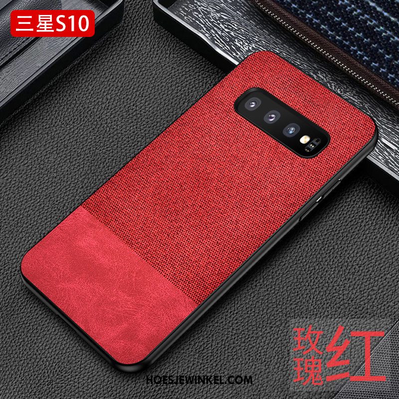 Samsung Galaxy S10 Hoesje Anti-fall Blauw Jeugd, Samsung Galaxy S10 Hoesje Verbinding Hoes