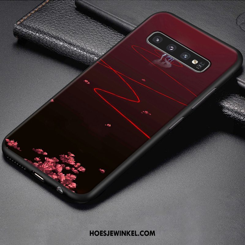 Samsung Galaxy S10 Hoesje Bescherming Blauw Zacht, Samsung Galaxy S10 Hoesje Hoes All Inclusive