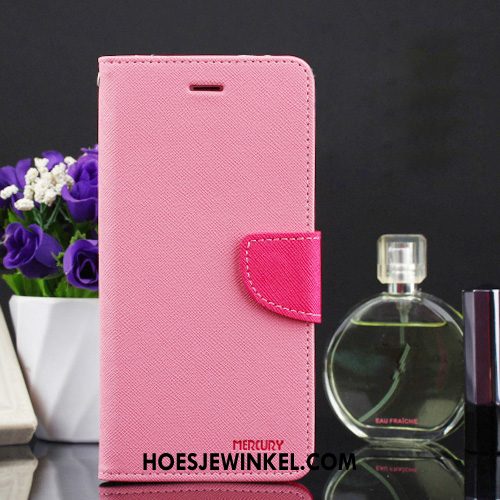 Samsung Galaxy S10 Hoesje Bescherming Leren Etui Trend, Samsung Galaxy S10 Hoesje Trendy Merk Purper