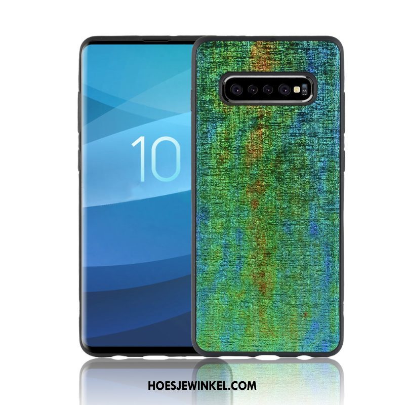 Samsung Galaxy S10+ Hoesje Bescherming Purper All Inclusive, Samsung Galaxy S10+ Hoesje Zacht Mobiele Telefoon