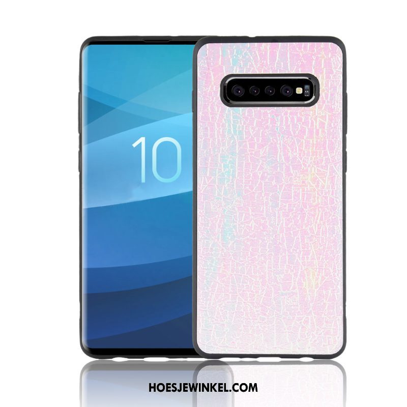 Samsung Galaxy S10+ Hoesje Bescherming Purper All Inclusive, Samsung Galaxy S10+ Hoesje Zacht Mobiele Telefoon