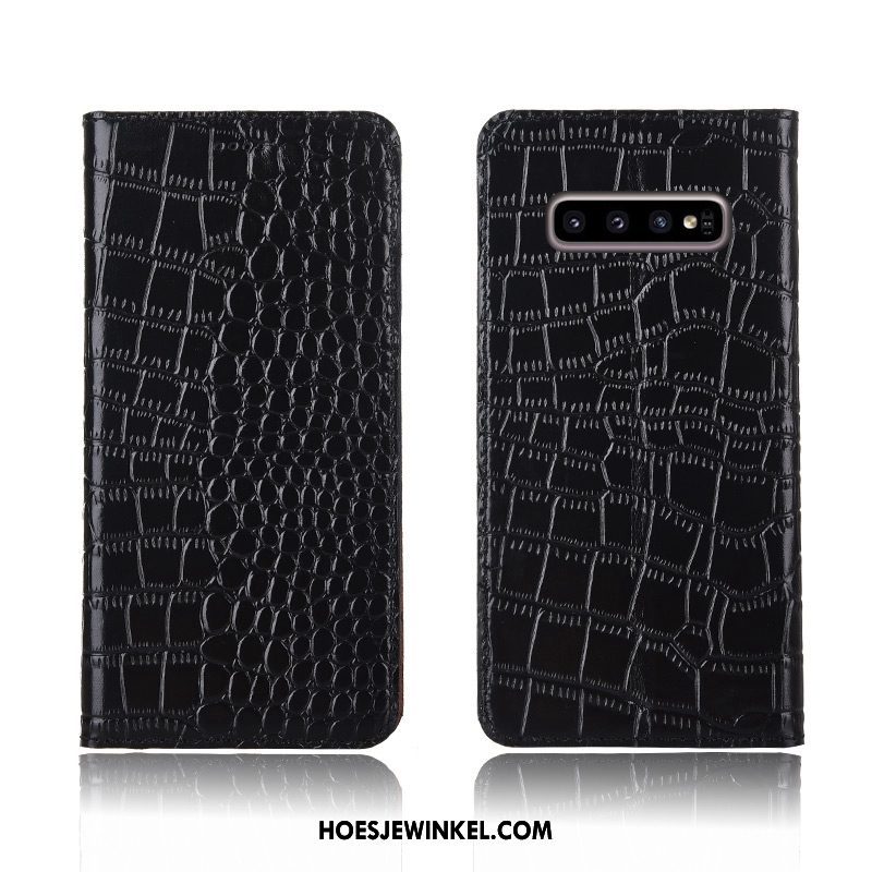 Samsung Galaxy S10+ Hoesje Bescherming Zacht Nieuw, Samsung Galaxy S10+ Hoesje Krokodil All Inclusive