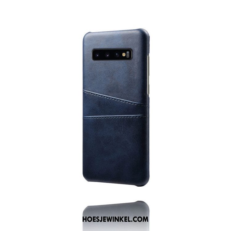 Samsung Galaxy S10 Hoesje Blauw Kaart Mobiele Telefoon, Samsung Galaxy S10 Hoesje Bescherming Hoes