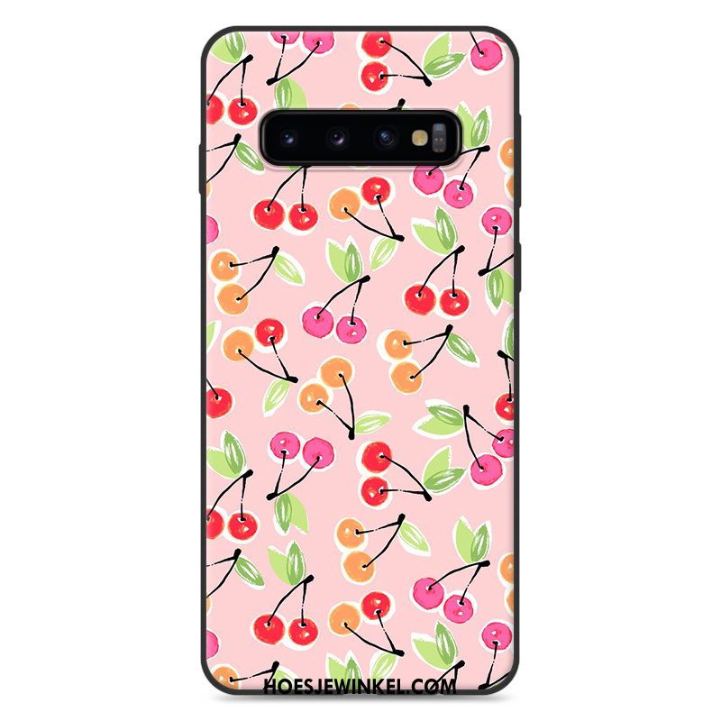 Samsung Galaxy S10 Hoesje Blauw Siliconen Mooie, Samsung Galaxy S10 Hoesje Hoes Zacht