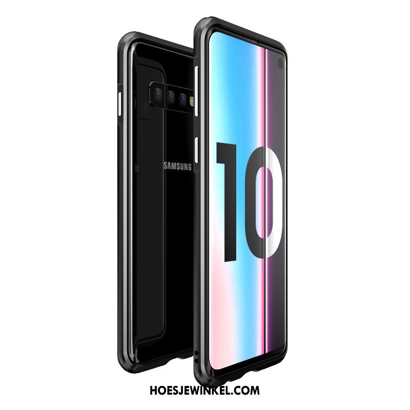 Samsung Galaxy S10+ Hoesje Doorzichtig Mode All Inclusive, Samsung Galaxy S10+ Hoesje Net Red Bescherming