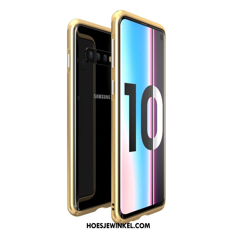 Samsung Galaxy S10+ Hoesje Doorzichtig Mode All Inclusive, Samsung Galaxy S10+ Hoesje Net Red Bescherming