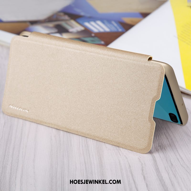 Samsung Galaxy S10+ Hoesje Folio Bescherming Ster, Samsung Galaxy S10+ Hoesje Mobiele Telefoon Bedrijf Braun