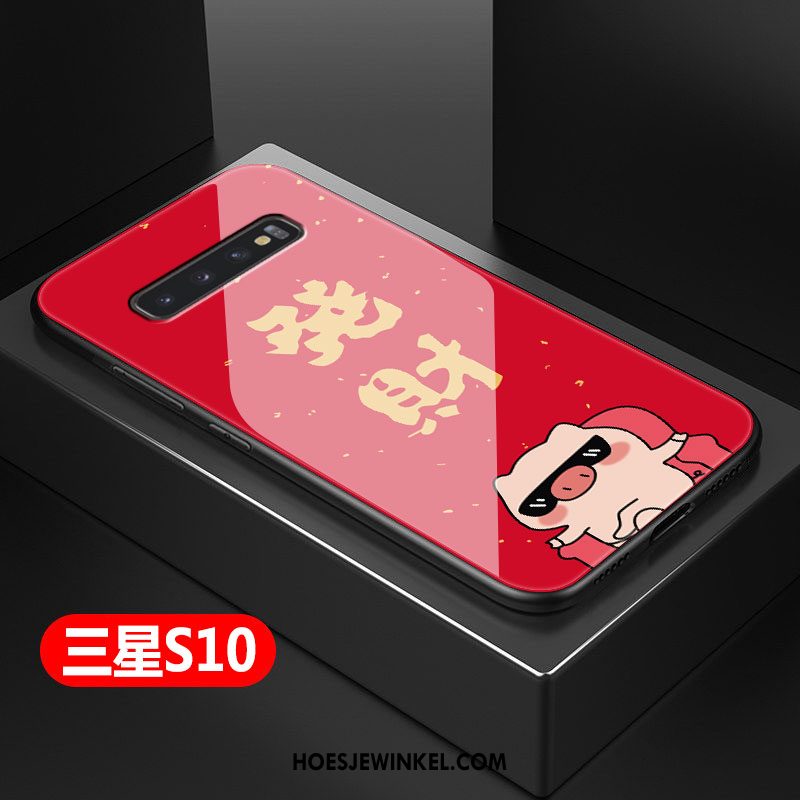 Samsung Galaxy S10 Hoesje Glas Hard Anti-fall, Samsung Galaxy S10 Hoesje Mobiele Telefoon Persoonlijk