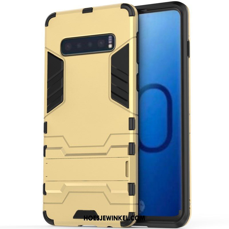 Samsung Galaxy S10+ Hoesje Hard Bescherming Geel, Samsung Galaxy S10+ Hoesje Tas Hoes