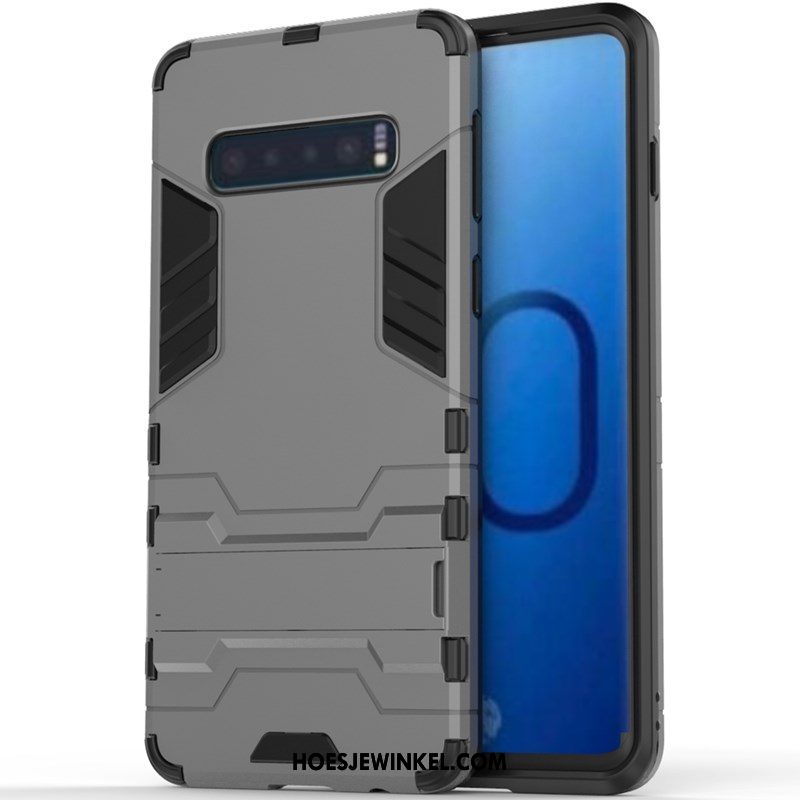 Samsung Galaxy S10+ Hoesje Hard Bescherming Geel, Samsung Galaxy S10+ Hoesje Tas Hoes