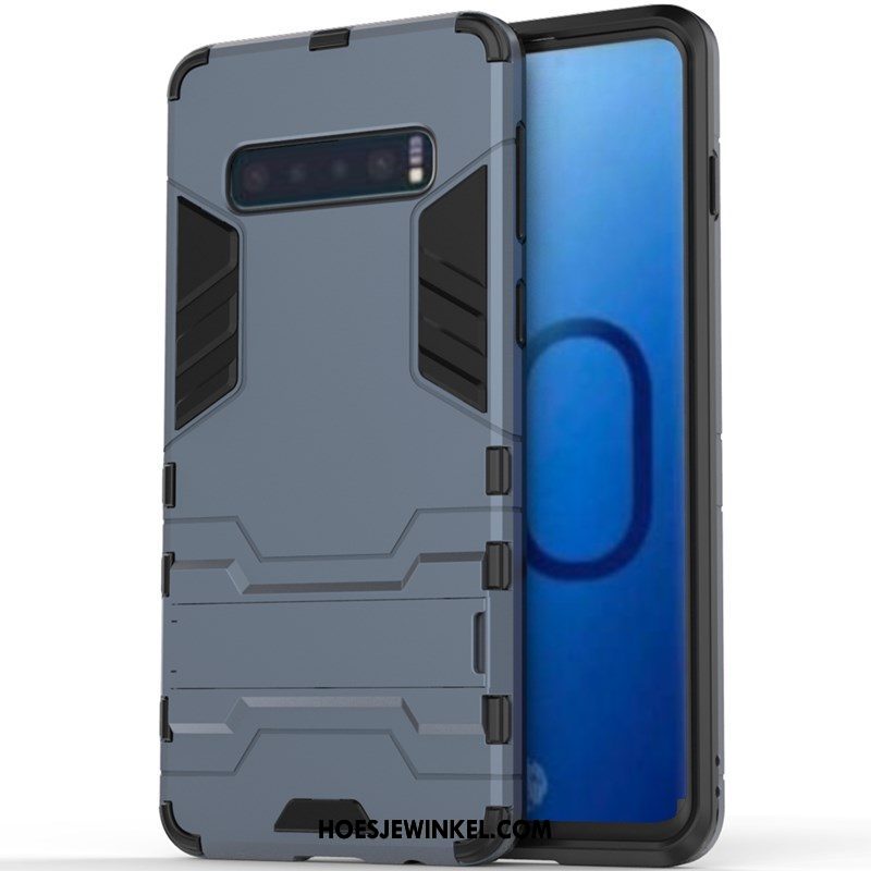 Samsung Galaxy S10+ Hoesje Hard Bescherming Geel, Samsung Galaxy S10+ Hoesje Tas Hoes