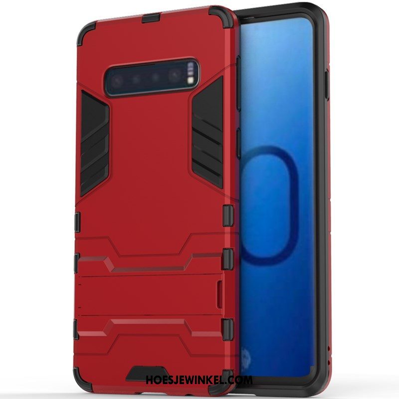 Samsung Galaxy S10+ Hoesje Hard Bescherming Geel, Samsung Galaxy S10+ Hoesje Tas Hoes