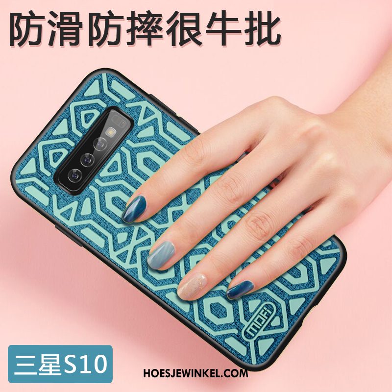 Samsung Galaxy S10 Hoesje High End Siliconen Antislip, Samsung Galaxy S10 Hoesje Anti-fall Ster