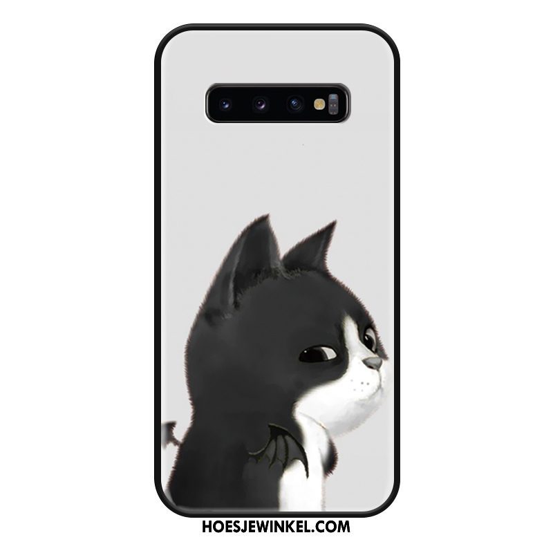 Samsung Galaxy S10 Hoesje Kat Mobiele Telefoon Mooie, Samsung Galaxy S10 Hoesje Siliconen Eenvoudige