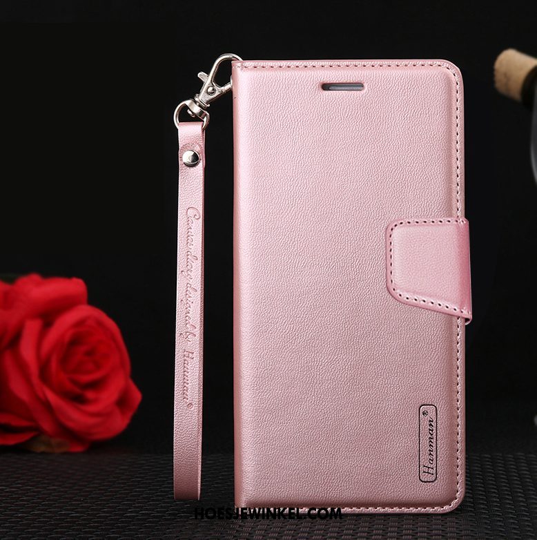 Samsung Galaxy S10 Hoesje Luxe Leren Etui Ster, Samsung Galaxy S10 Hoesje Hanger Bescherming