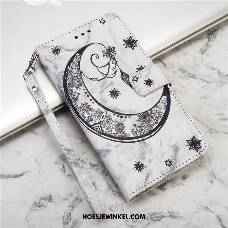 Samsung Galaxy S10+ Hoesje Mobiele Telefoon Geel Anti-fall, Samsung Galaxy S10+ Hoesje Leren Etui Folio