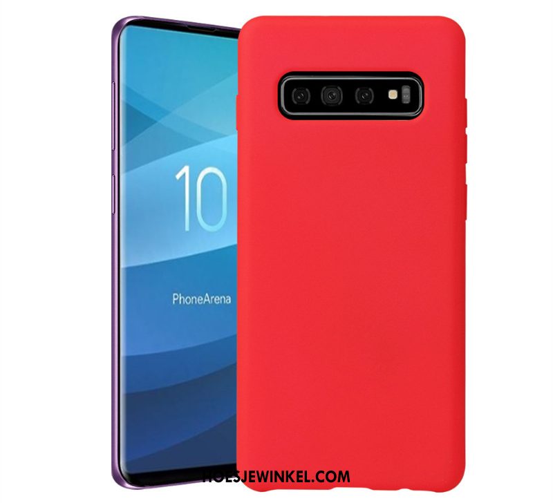 Samsung Galaxy S10 Hoesje Mobiele Telefoon Nieuw Ster, Samsung Galaxy S10 Hoesje Rood Zacht